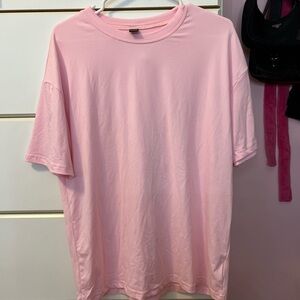 SHEIN Pink Short Sleeve Tee